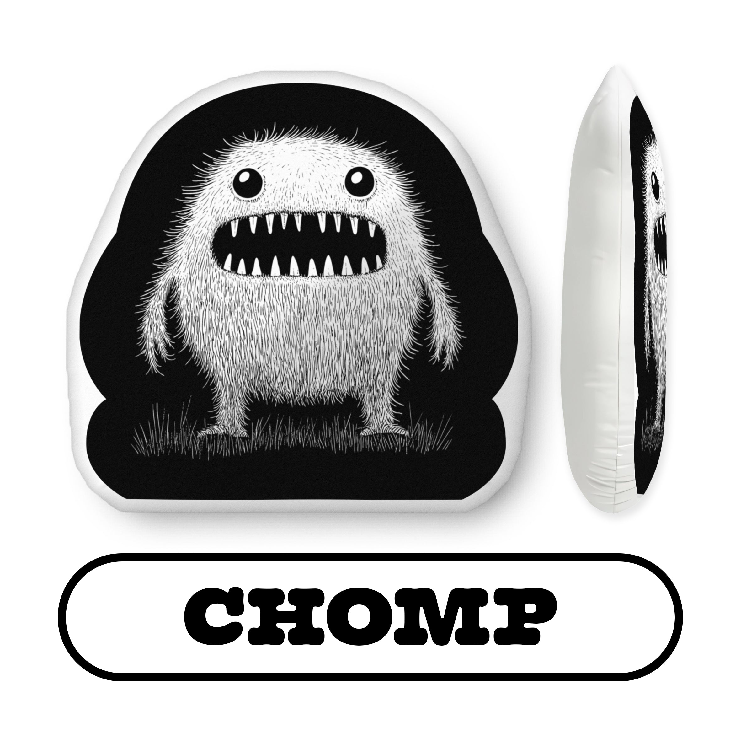 Monsterz Plush Pillow, ‘Chomp’