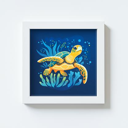 Shelly the Sea Turtle Print