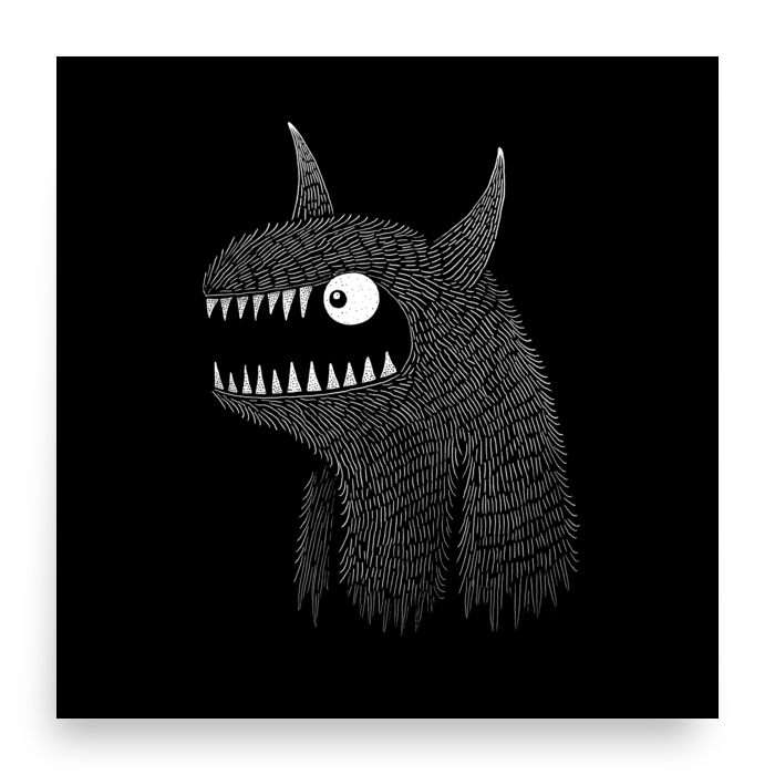 Monsterz Print, ‘Snagglez’