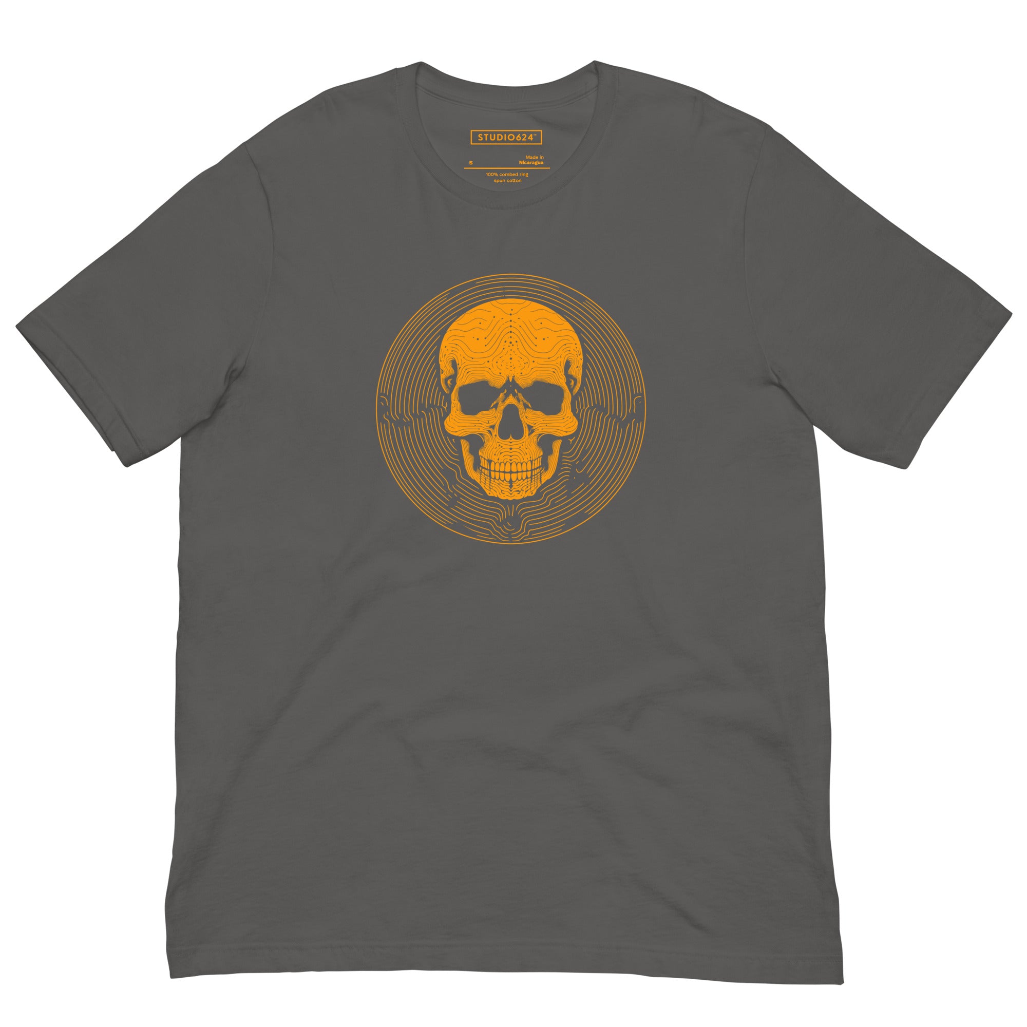 Cranial Maze Unisex Tee, Flame Ink