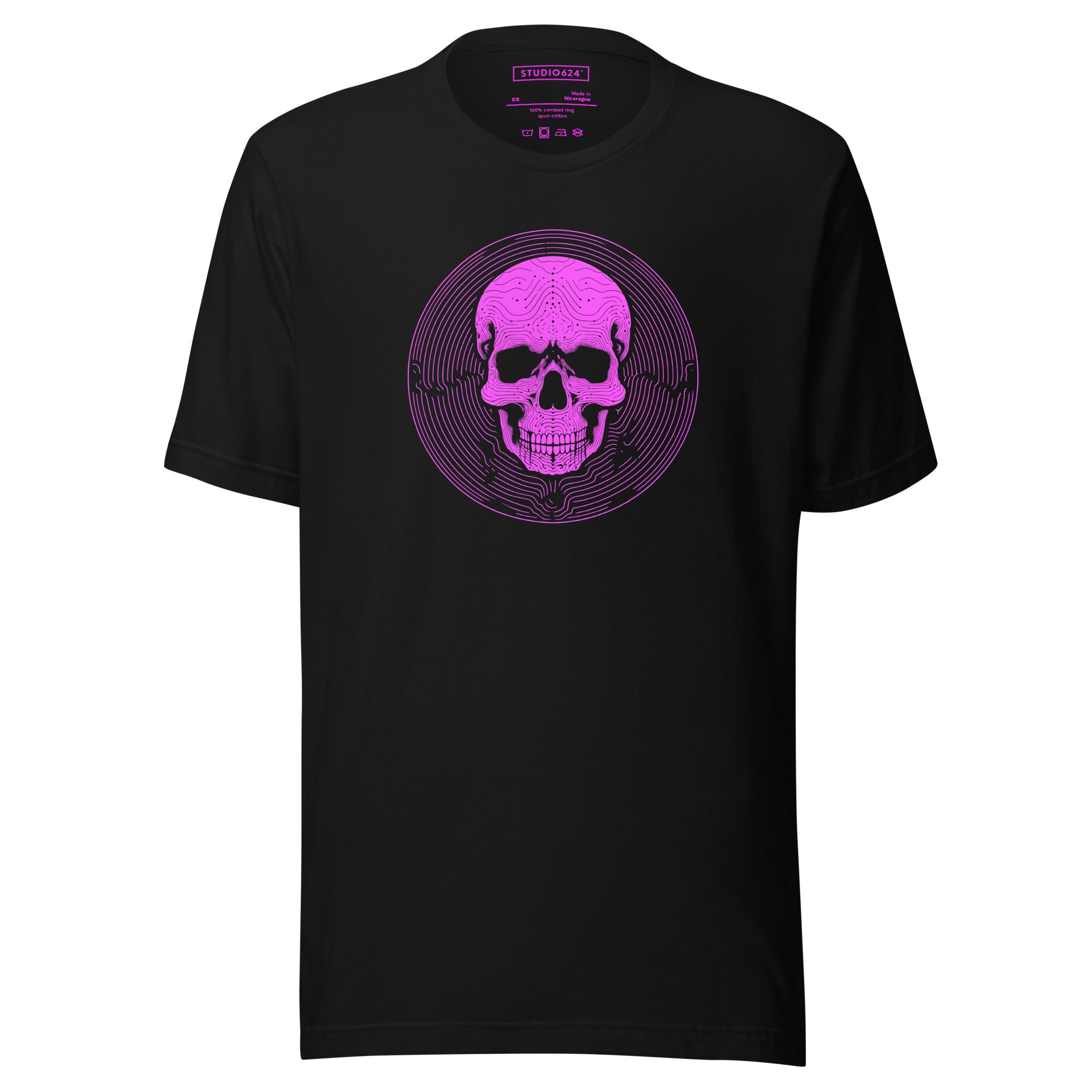 Cranial Maze Unisex Tee, Flame Ink