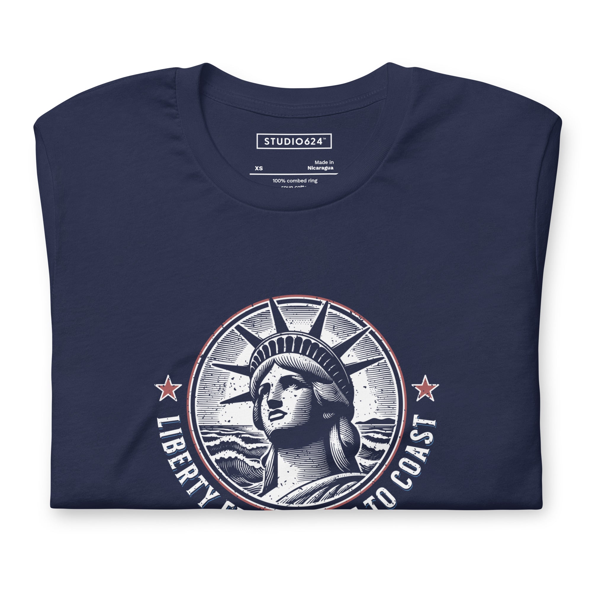 Liberty from Coast to Coast Unisex Tee, Patriot Edition