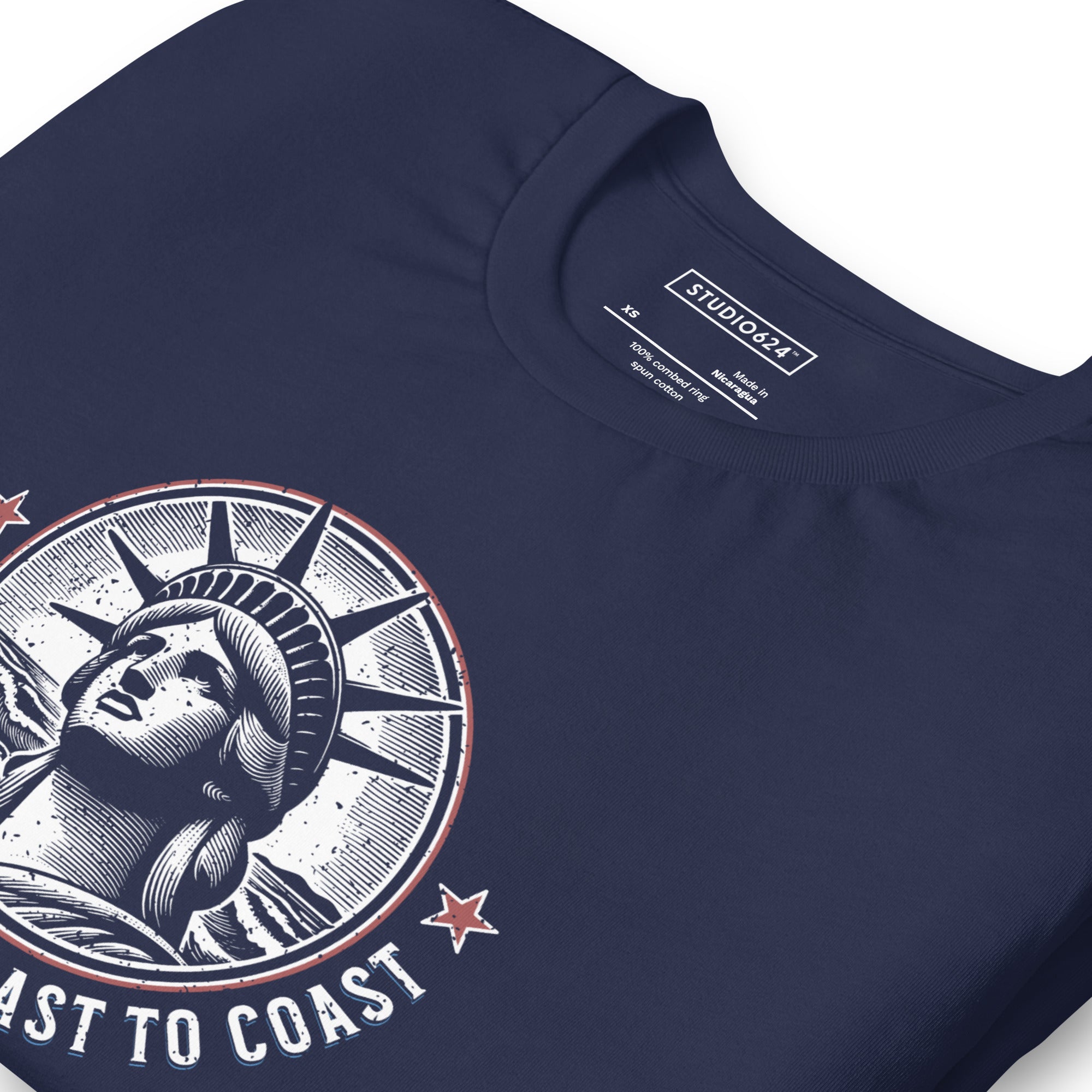 Liberty from Coast to Coast Unisex Tee, Patriot Edition