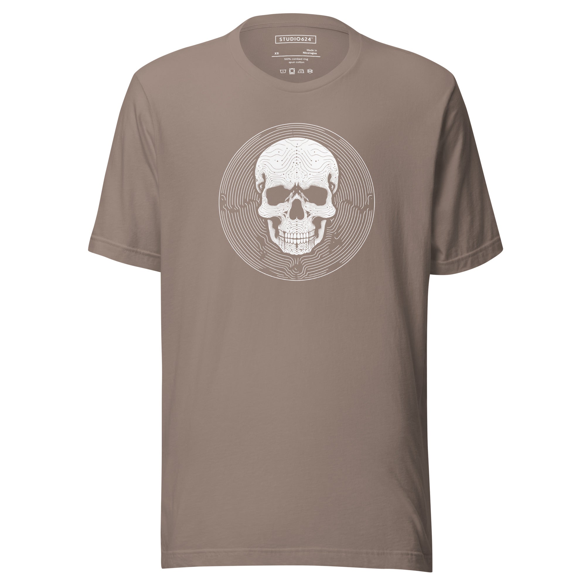 Cranial Maze Unisex Tee, Ghost Ink