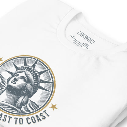 Liberty from Coast to Coast Unisex Tee